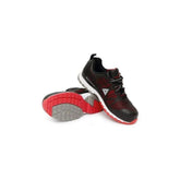 Delta Plus Lightweight Safety Trainers with Mesh and Polyurethane S1P Size 43 - Black/Red